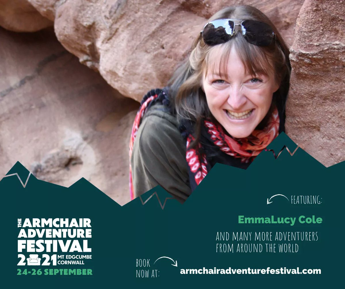 ArmchairAdvFest's tweet image. This weekend we'll be sharing with you THREE amazing female adventureres that will be coming to The Armchair Adventure Festival 2021

We're kicking it off with the amazing @emmalucycole 
To find out more on EmmaLucy and the other speakers announced head to armchairadventurefestival.com/speakers