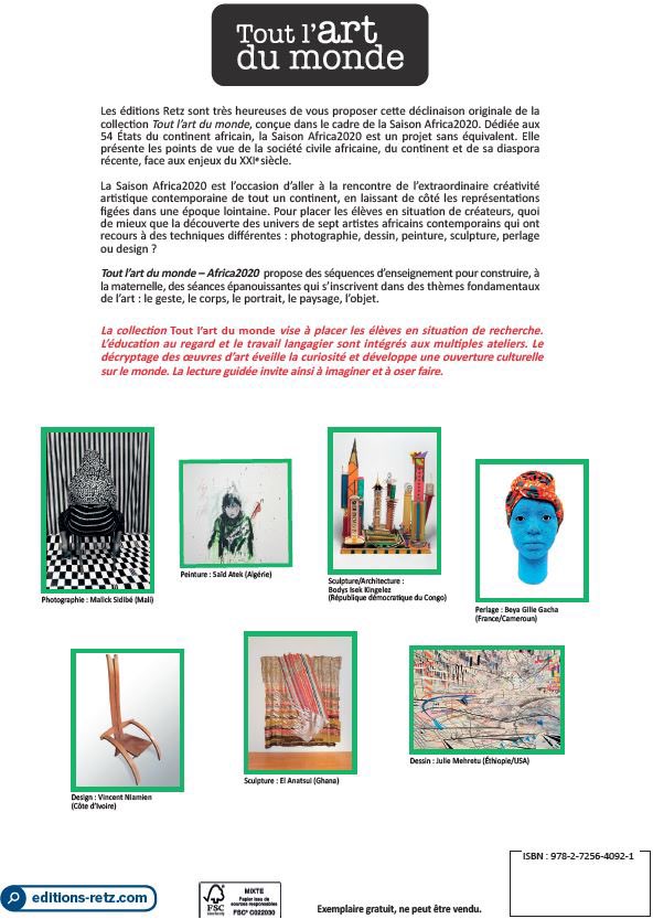 NailVerNdoye's tweet photo. Nouvel ouvrage réalisé avec P. Virmoux.
 
Distribué à toutes les écoles maternelles, le guide de l’enseignant « Tout l’art du monde-Africa2020 »permet de faire découvrir aux élèves 7 artistes contemporains africains 🌍 à travers 7 disciplines différentes.

⬇️ en accès libre ⬇️ https://t.co/p0PjhtAlEM