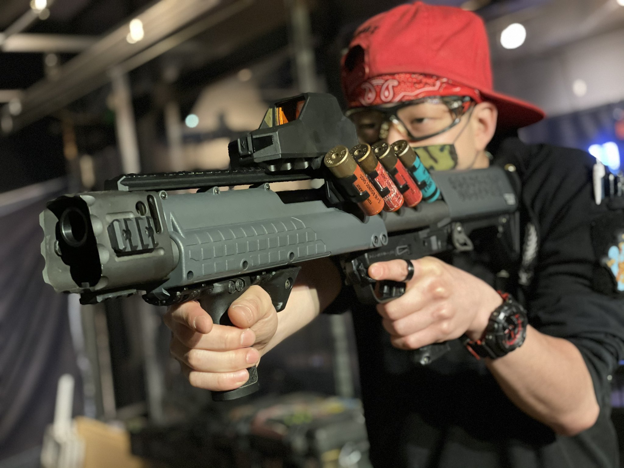 東京マルイ KSGショットガン ジョン・ウィック風カスタム Shooting Bar