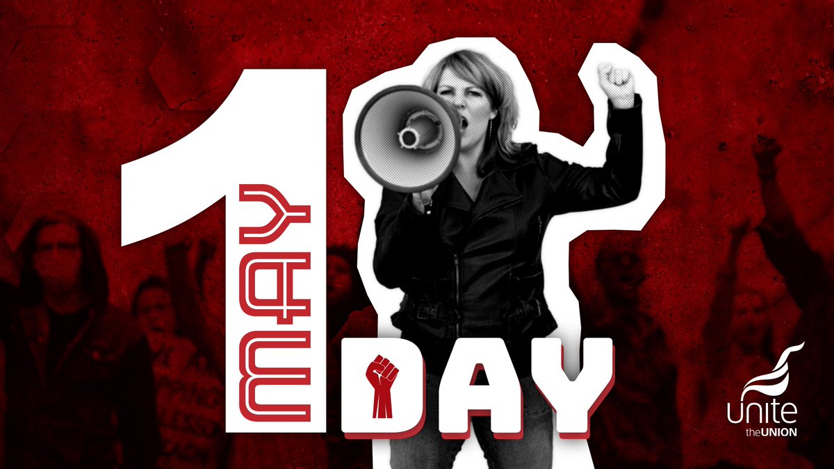 Today on #MayDay2021, we celebrate the incredible achievements of working people across the world.

#InternationalWorkersDay is a perfect reminder of why we must continue to fight for better, fairer and more equal working lives for everyone. 

#Solidarity #JoinAUnion #MayDay