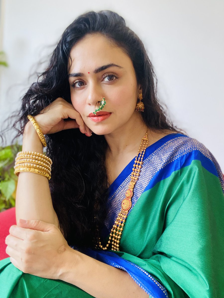 Pune Times (@punetimesonline) on Twitter photo On #MaharashtraDin, <a href="/OfficialAmruta/">Amruta Khanvilkar</a> dressed up in her traditional best and wished health and happiness to everyone. Amruta also urged everyone to get #vaccinated whenever they can, so that together, we all can win the battle against #COVID19.
#MaharashtraDay #Maharashtra On #MaharashtraDin, <a href="/OfficialAmruta/">Amruta Khanvilkar</a> dressed up in her traditional best and wished health and happiness to everyone. Amruta also urged everyone to get #vaccinated whenever they can, so that together, we all can win the battle against #COVID19.
#MaharashtraDay #Maharashtra