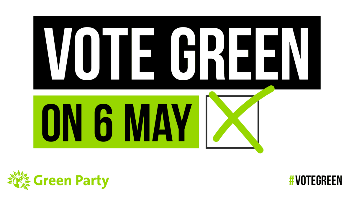 When you #VoteGreen, you make change happen.

Vote Green on 6 May.