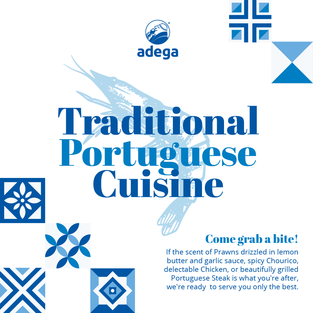 If it's not Adega, you're missing out on authentic, traditional Portuguese cuisine! Come and enjoy 🍴

#adega #adegarestaurant #discoveradega #experienceadega #foodiesofsa #delicious #tasty #flavour #food #portuguese #restaurant #cuisine