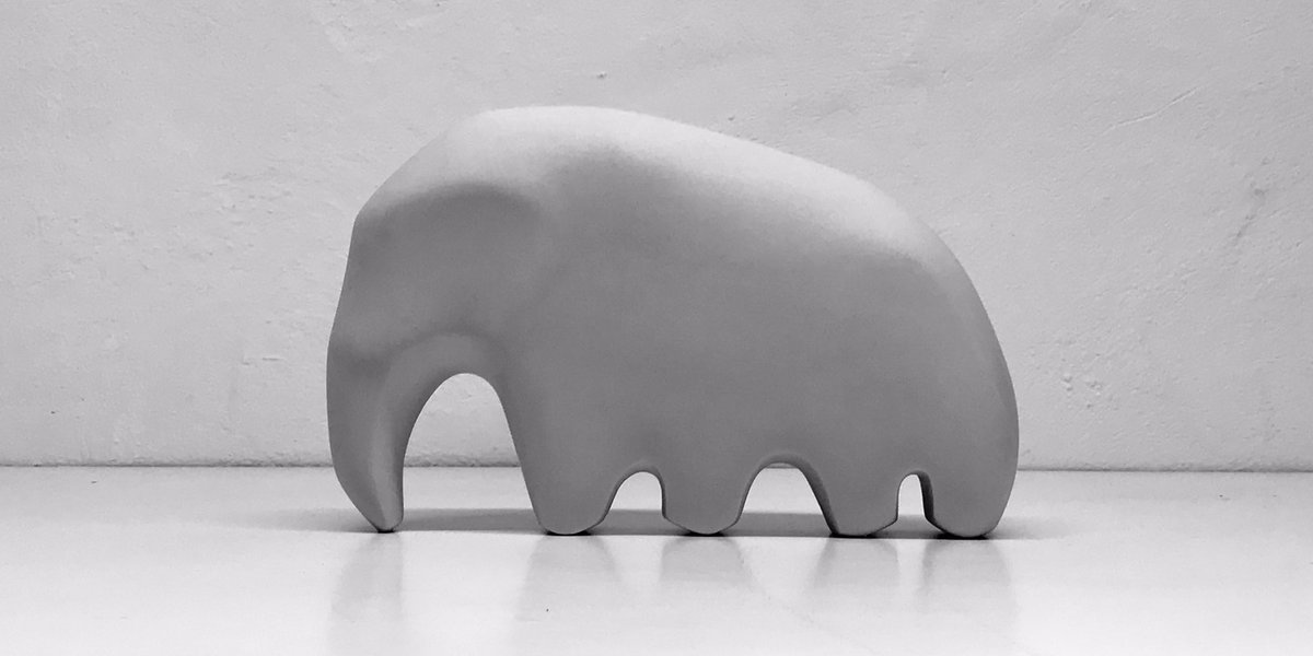 sculpture_page's tweet photo. ‘Eliffant’ sculpture finished and ready to go to the foundry. Part of a new body of work to exhibit later in the year.
 #elephant #artwork https://t.co/lGSWVP52mY