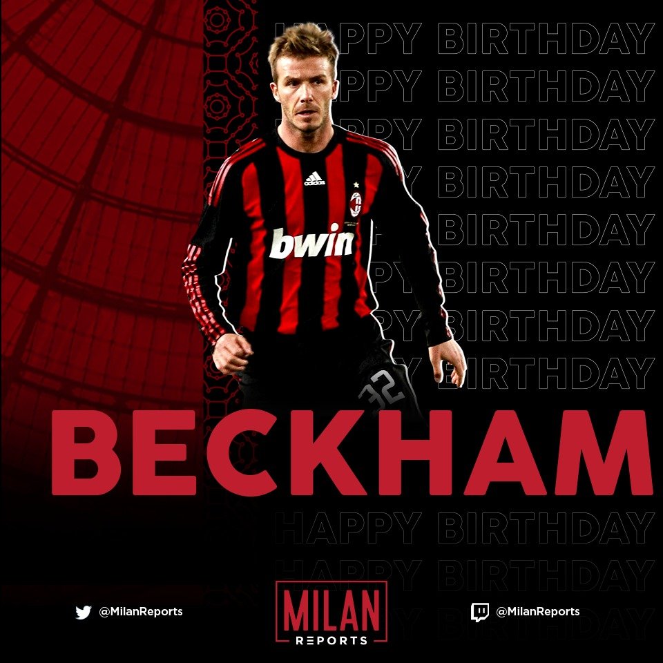  Happy Birthday David Beckham   