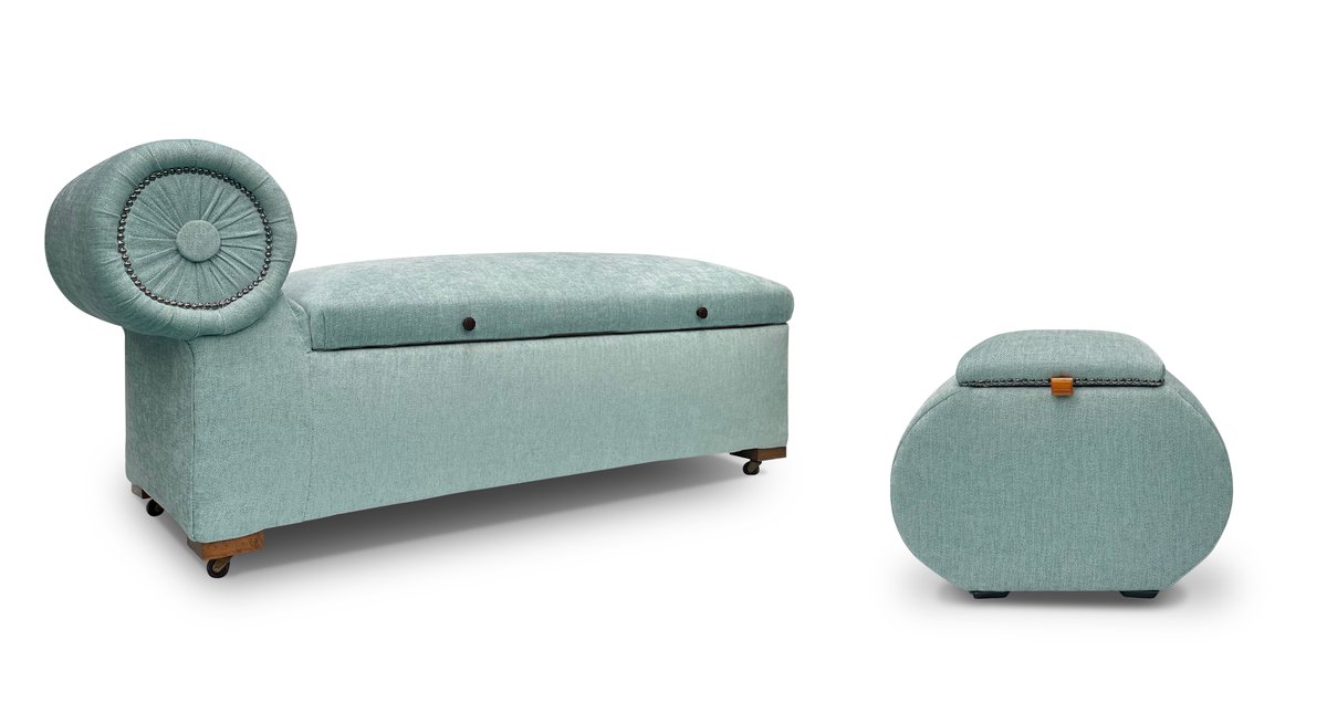 Millie 🐈 and Max 🐈 aren't usually allowed on soft furnishings but they couldn't resist this purrfectly reupholstered chaise that has been in their human's family for three generations. #Caturday #reupholstery #Cumbria