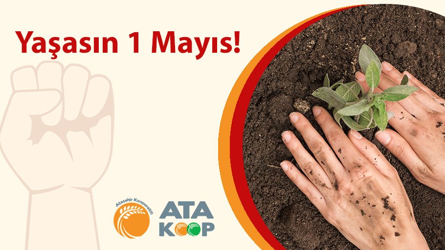 atakoop's tweet image. Hep bir ağızdan türkü söyleyip
hep beraber sulardan çekmek ağı,
demiri oya gibi işleyip hep beraber;
hep beraber sürebilmek toprağı,
ballı incirleri hep beraber yiyebilmek,
yarin yanağından gayri 
her şeyde
her yerde
hep beraber!
diyebilmek için...

YAŞASIN #1MAYIS