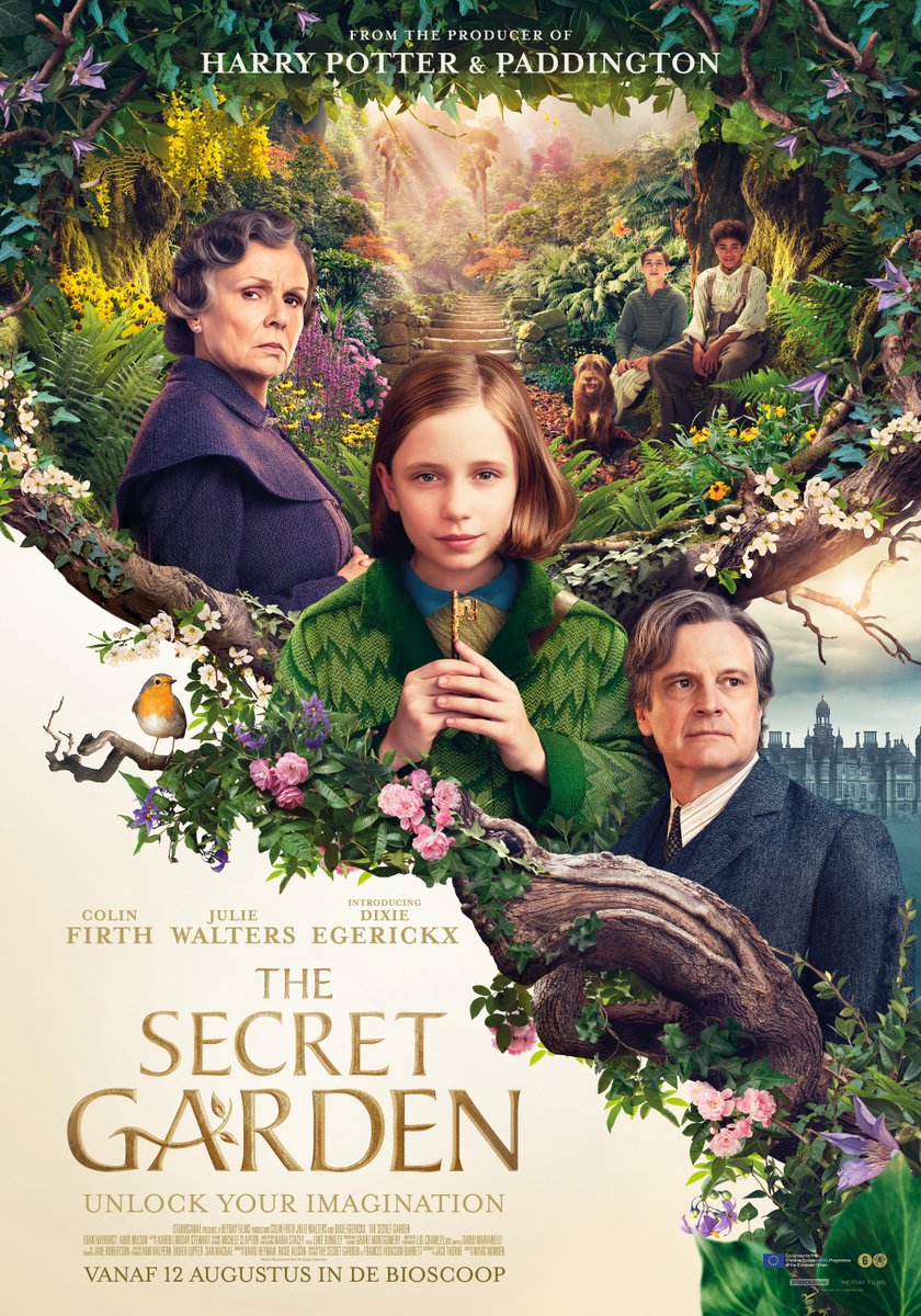 Een fantasierijke familiefilm van de makers van Harry Potter en Paddington. Ga mee op avontuur met dit verhaal over een geheime tuin met magische geheimen!

The Secret Garden is te zien bij Cinema Enkhuizen via Picl:
picl.nl/films/the-secr…