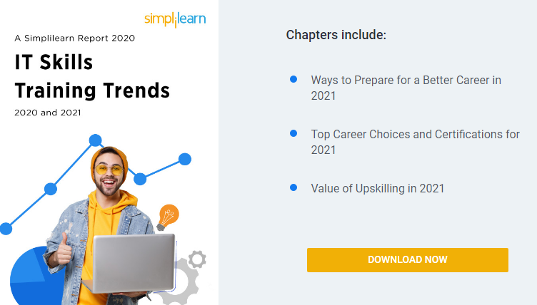 simplilearnb's tweet photo. IT Skills Training Trends: 2020 and 2021
https://t.co/hhFVciGOnR https://t.co/QBDsrebSJw