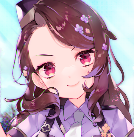 「💜ラベンダーのおまわりさん💜 」|さく之輔のイラスト