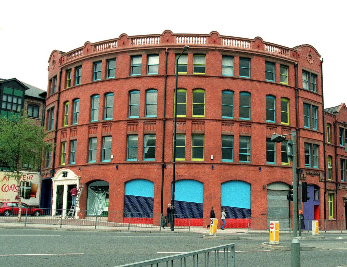And The Hacienda in 1998 - a year after the club shut. The building stood empty until it was demolished in 2002, after an auction of fixtures and fittings in 2000