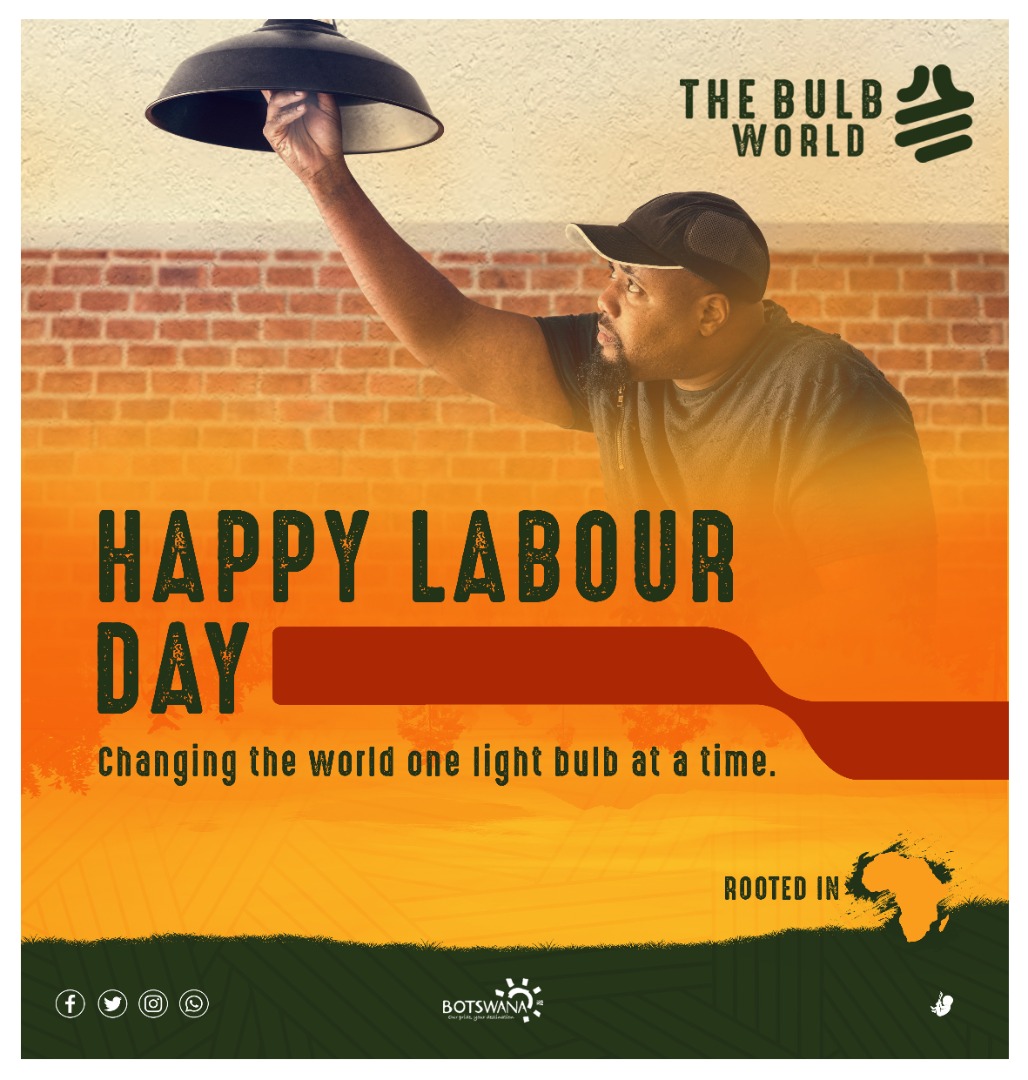 thebulbworldBW's tweet photo. A worker is a creator and a great asset to every nation. Happy Labour Day!
#LabourDay2021 
#NotYourOrdinaryTeam https://t.co/TRi082HFyn