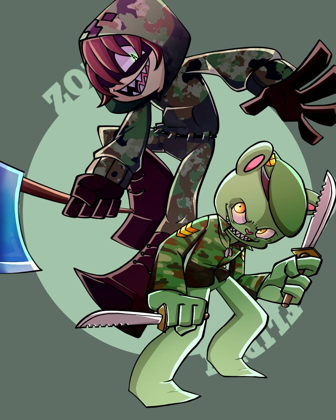 Twitter 上的 ぶっちょ Zom Amp Flippy この2人が一番好き イラスト イラスト好きな人と繋がりたい Illustration 我々だ ゾム ハッピーツリーフレンズ Happytreefriends Flippy フリッピー T Co Idvpj0xn2z Twitter