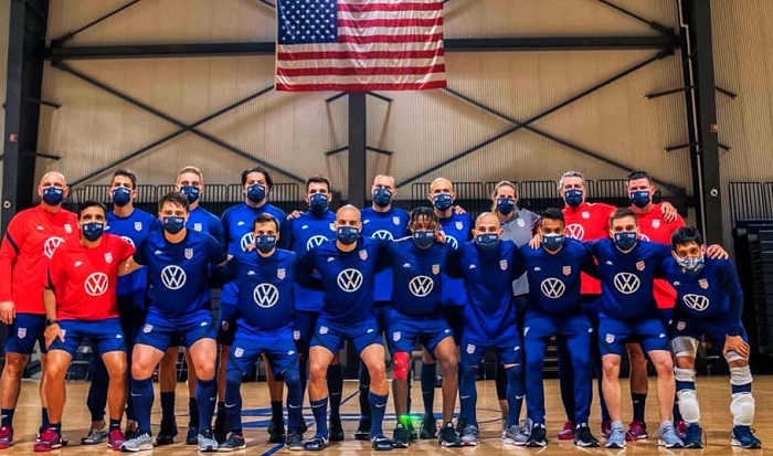 Steve1T's tweet photo. #ConfederationFutsal2021: Group D Quick Facts – #USFNT won 2 gold medals at Confederation events…Tied w/most #FutsalWC appearances (5) & took 2nd & 3rd in ’89 & ’92 respectively…Has not qualified to WC since ’08…Serbian native Dusan Jakica is coaching the U.S. (Photo-Otto Orf) https://t.co/686SnBz3rl