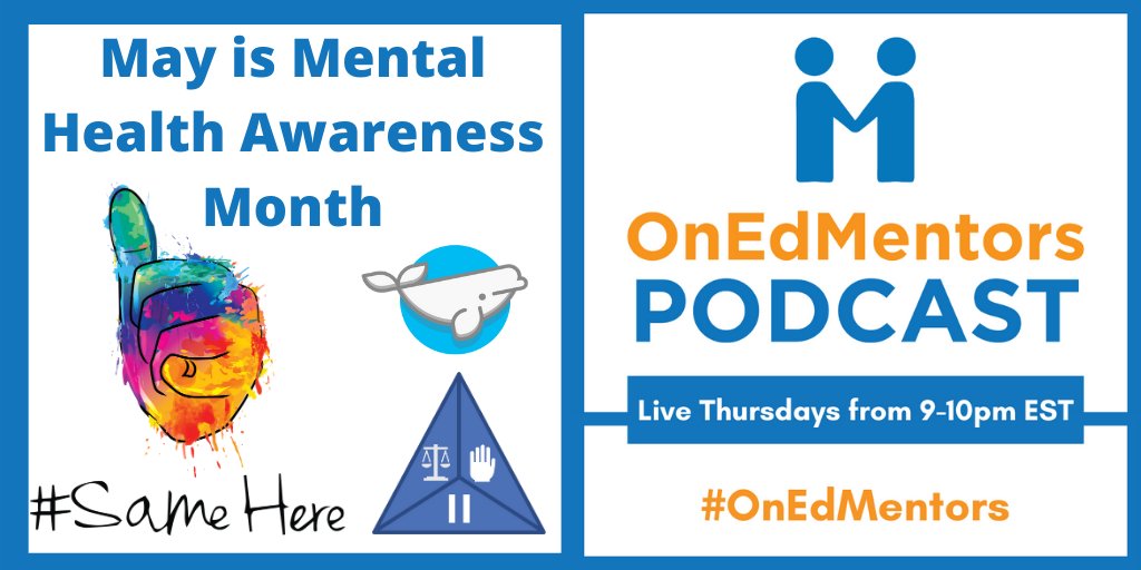 #MentalHealthAwarenessMonth Check out the #OnEdMentors episode. Listen to the maxing insights from Eric Kussin of @SameHere_Global, @EvinSchwartz @Belouga_ @EvanWhitehead00 & @kathylott. Listen voiced.ca/podcast_episod… #mindset #BalanceBoundariesandBreaks™️ @harrypetsanis