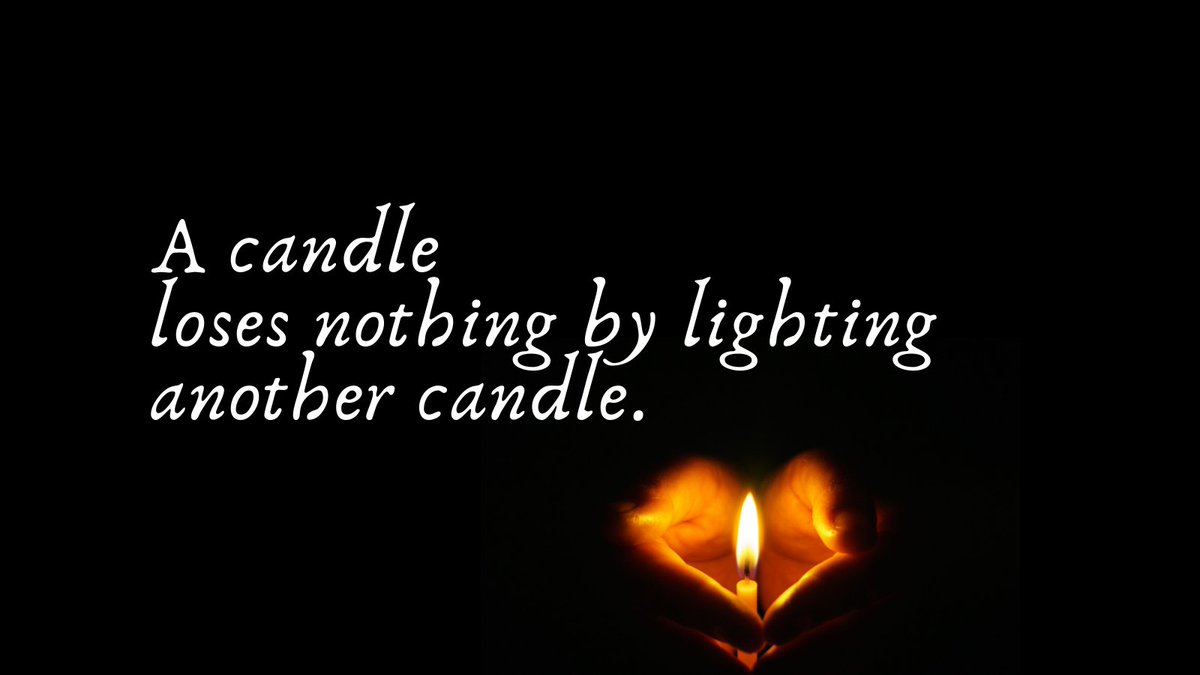 umrethinkchurch's tweet photo. A candle loses nothing by lighting another candle. 🔥

May you see this truth in your life today. https://t.co/3GKsIWZK8Z