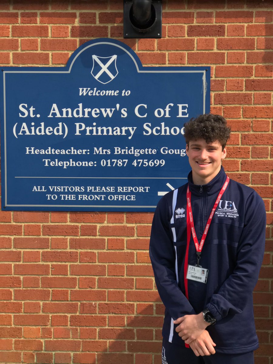 Year 2 Primary Placement ✅                 I had a fulfilling and enjoyable experience working at St Andrew’s Primary School in Halstead, working as both a PE assistant and Y5 classroom assistant. 61hours done 🙂 <a href="/UEAPESH/">UEA PE, Sport and Health</a> #Schoolplacement #PE