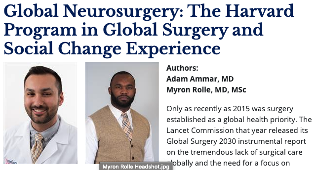 keepark's tweet photo. Want to learn more about #GlobalNeurosurgery @HarvardPGSSC? Current fellows @AdammarMD and @MyronRolle describe their experience in @CNS_Update.
@MonteNeurosg @MGHNeurosurg @GlobalNeuroSurg 

  https://t.co/PtVwRFYbjB https://t.co/dhmBGIqA64