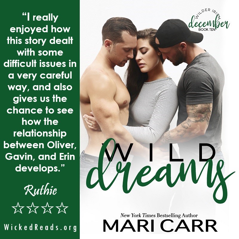 WILD DREAMS by <a href="/MariCarr/">Mari Carr</a>   

#DoubleReview=>bit.ly/WRWildDreams   

#4stars #polyamorousromance #bisexual #mm #contemporaryromance #newadult #eroticromance #friendstolovers #polyamorous #polyromance #WilderIrish <a href="/jennw23/">Social Butterfly PR and Marketing</a>