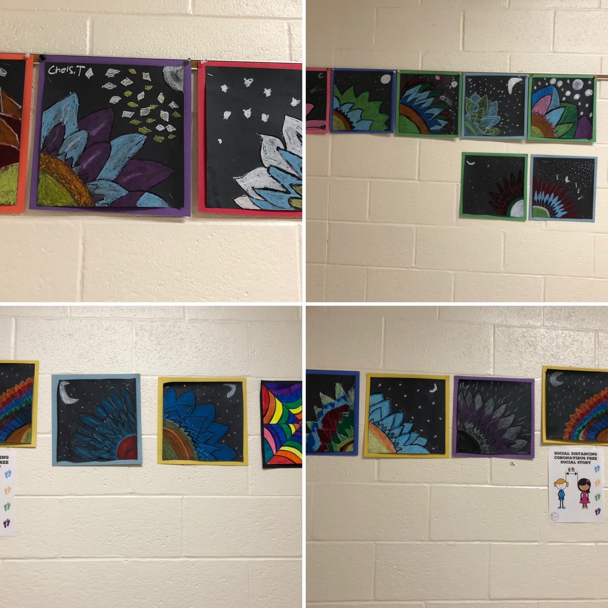 Ok so this is my first post since the darn pandemic started!! It’s been quite a rough year. These flowers inspired, by Van Gogh daises, came out so lovely by grade 4 students, I had to share! #WeAreEHPS <a href="/pdebernardo/">Paul DeBernardo</a>