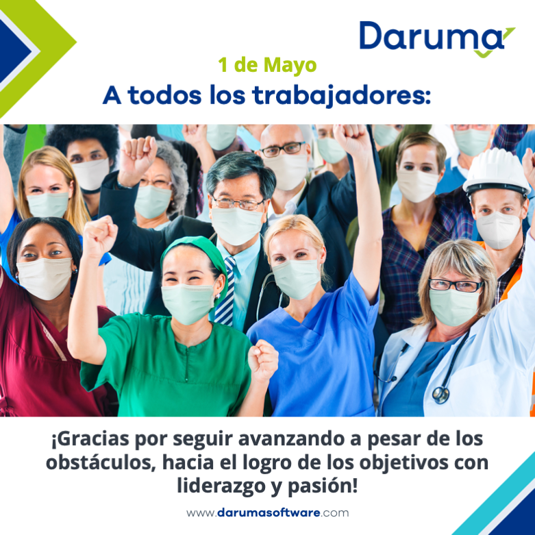 SoftwareDaruma's tweet photo. #DíadelTrabajo ¡Feliz día a todos los trabajadores y trabajadoras que asumen nuevos retos para lograr grandes resultados! Seguiremos apoyando su gestión para crecer y avanzar juntos hacia  la calidad.

#felizdía #sistemasdegestión #gestióndecalidad #mejoracontinua #darumasoftware https://t.co/XyfC9W0xxF