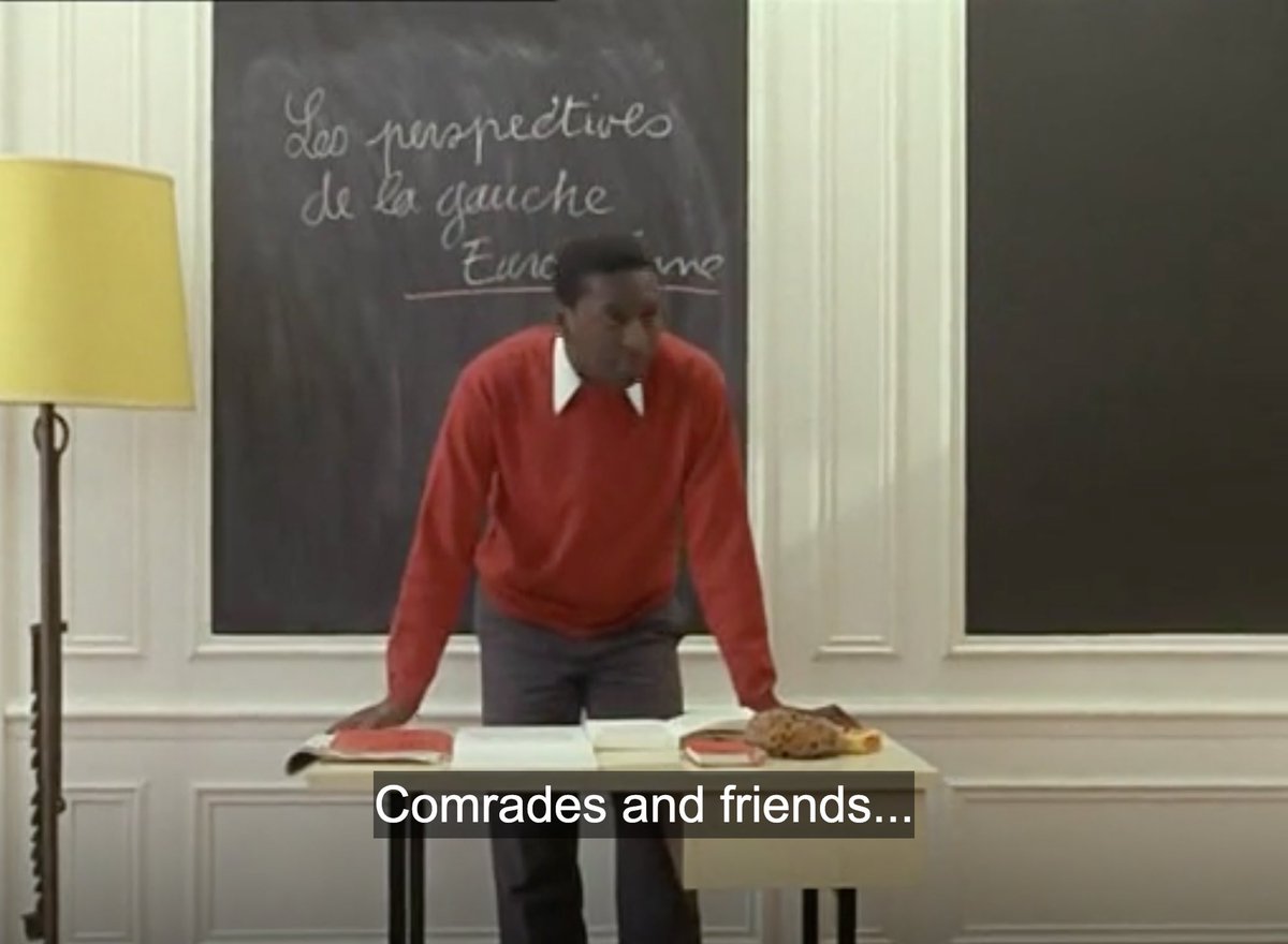 [THREAD]Today is International Workers’ Day (May Day), so I’m taking *yet another* opportunity to talk about the revolutionary + intellectual, Omar Blondin Diop, whose politics were predicated on the rights of the working class.