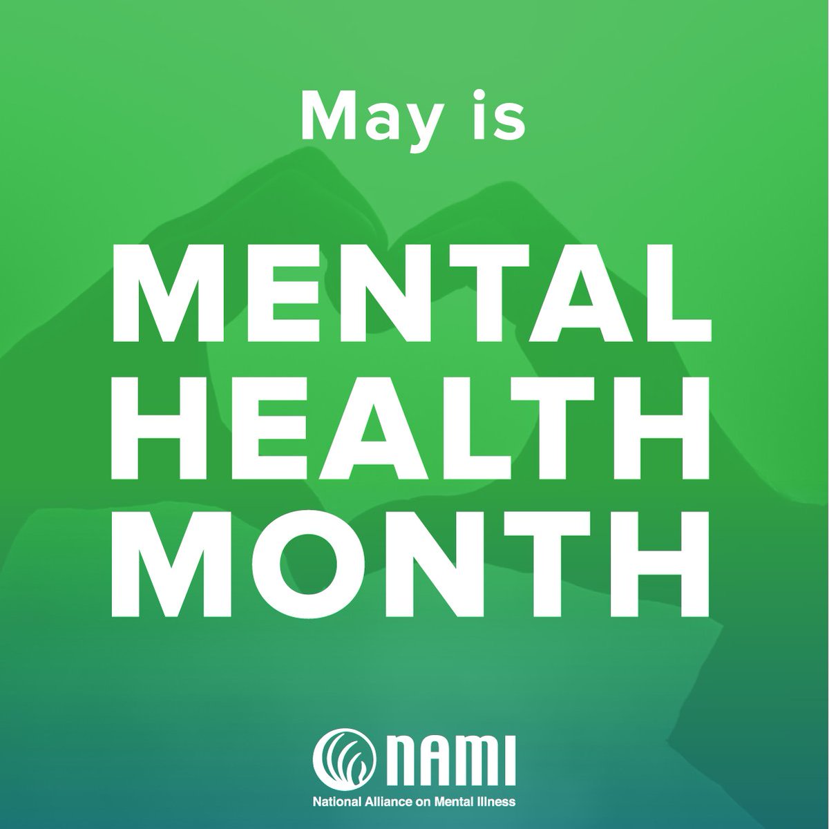 May kicks off #MentalHealthAwarenessMonth! During this month let's educate one another and continue to reduce the stigma surrounding mental illness. Together we can help people feel #NotAlone in their mental health journey