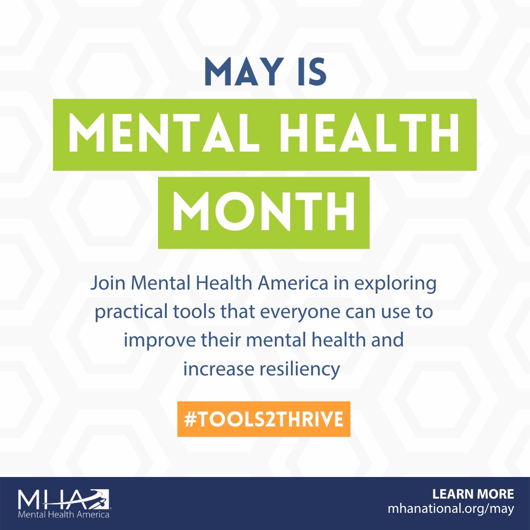 MidAtlanticBH's tweet image. The COVID-19 pandemic has had profound impacts on the mental health of people of all ages, and now more than ever it is critical to reduce the stigma around mental health struggles that commonly prevents individuals from seeking help. 

#Tools2Thrive #MentalHealthMonth #MHM2021