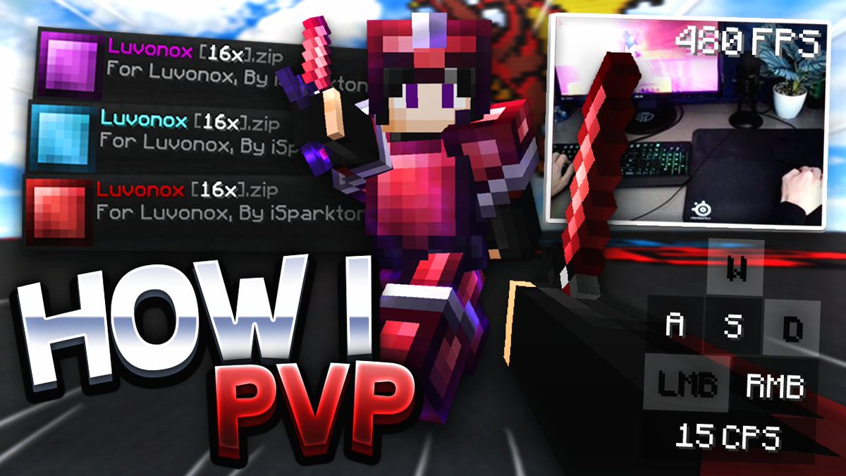 New video! 

How I PvP in Minecraft + Combotage (Clicks, Handcam &amp; New pack showcase!)

Watch here: youtu.be/gTR3lt6m29E