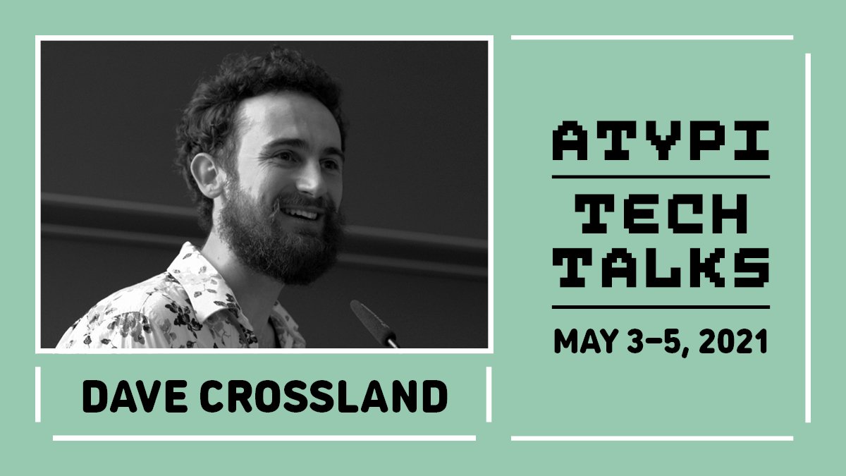 With the launch of #variablefonts in 2016, truly advanced, inclusive typography became possible. So why has adoption of variations been so slow? <a href="/davelab6/">Dave Crossland</a> joins <a href="/dberlow/">David Berlow</a> @sannorozco <a href="/lassefister/">Lasse Fister</a> for questions and ideas on how to move forward in “Calibrating Type.” #ATypITechTalks