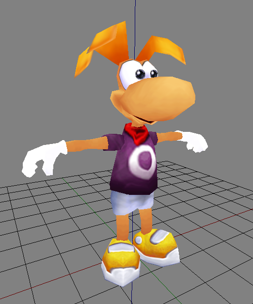 Rayman The adventurous character that has no limbs.