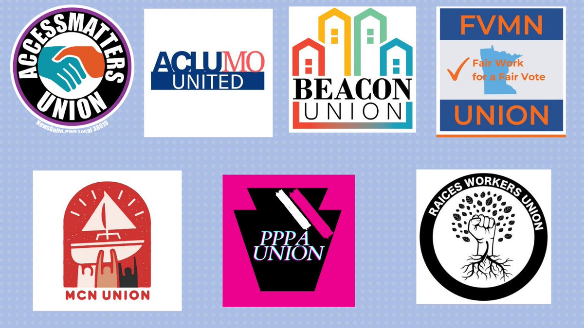 newsguild's tweet photo. We’re demanding that management at nonprofits live up to the ideals they espouse by treating their own workers with dignity and respect. @accessmattersu @ACLUMOUnited @UnionBeacon @mcnunion @PPPAUnion @RAICESTXUNION https://t.co/fw0SrjSTCM