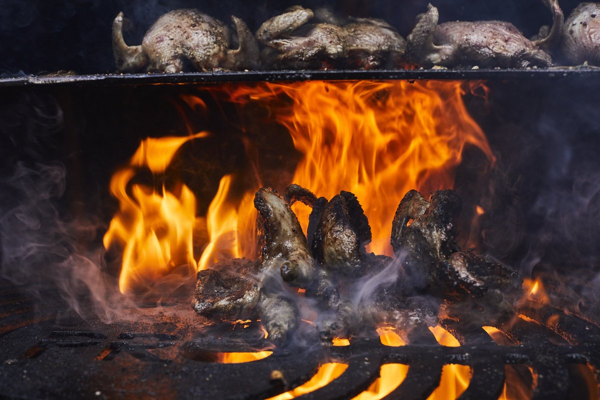 Tomorrow we’ll be back sharing 40FT Brewery's corner of the yard again! Join us from 4pm as we fire up the barbecue for more of those beautiful quails. We’ll also be serving grilled red mullet, accompanied by enthusiastic spoonfuls of green sauce. #amonthofsundays <a href="/40ftbrewery/">40FT Brewery</a>