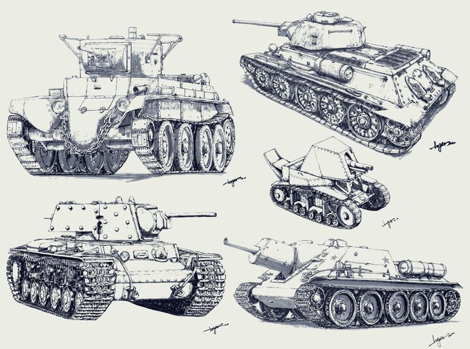 「素人戦車お絵描き」のTwitter画像/イラスト(新着))