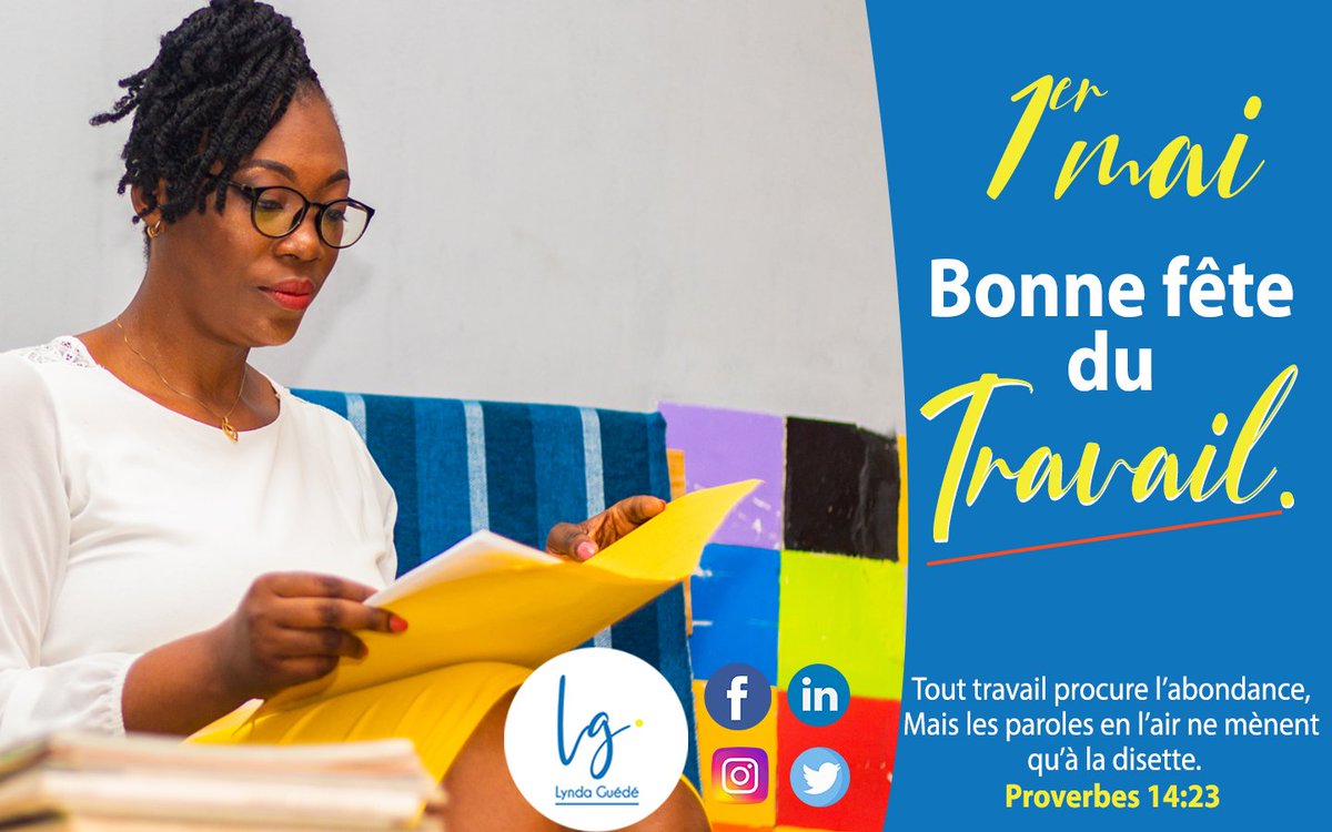 Bonne fête de ton travail !
#01erMai #Fetedutravail