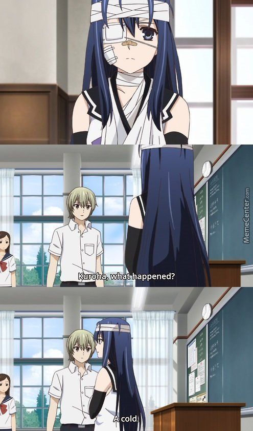 J-LIST! on X: Man, colds in anime can really mess you up. Anime is Gokukoku  no Brynhildr.  / X
