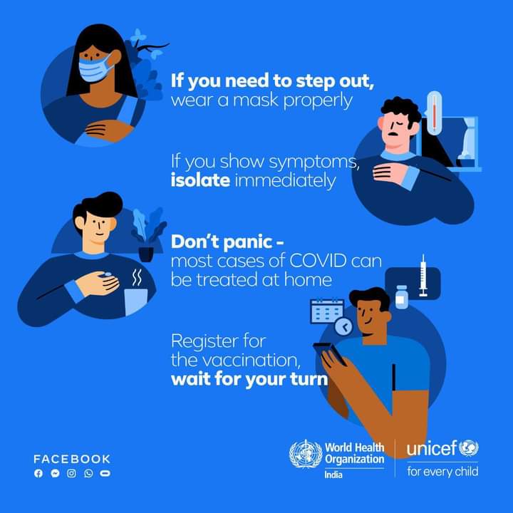 It's our collective responsibility. Let's follow these simple steps, always.  #SocialForGood

- #Prabhas via Insta

@WHO @UNICEF
