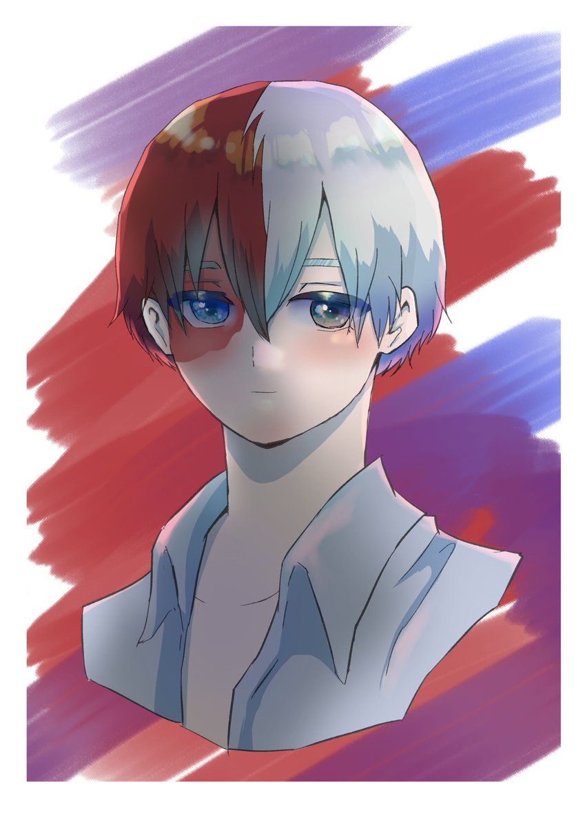 ヒカル イラスト垢 على تويتر ペンタブ練習３ 僕のヒーローアカデミアより 轟焦凍 イラスト付きさんと繋がりたい ヒロアカ 轟焦凍