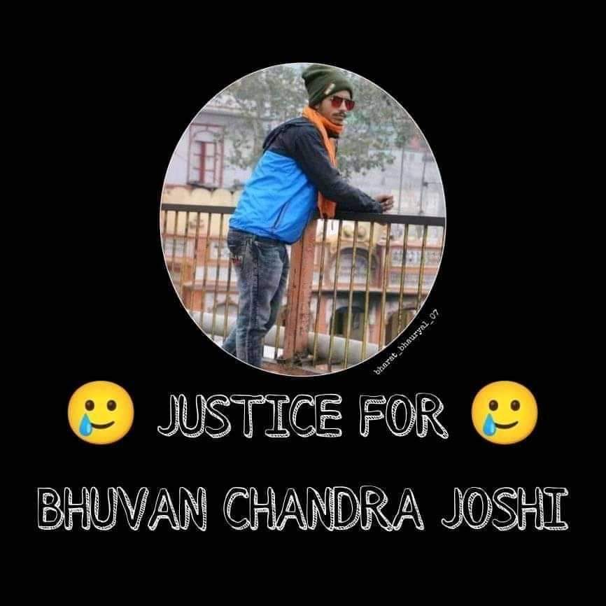 HarishR51302636's tweet photo. @TIRATHSRAWAT Justice for bhuwan Joshi https://t.co/MEmWWE1XHd