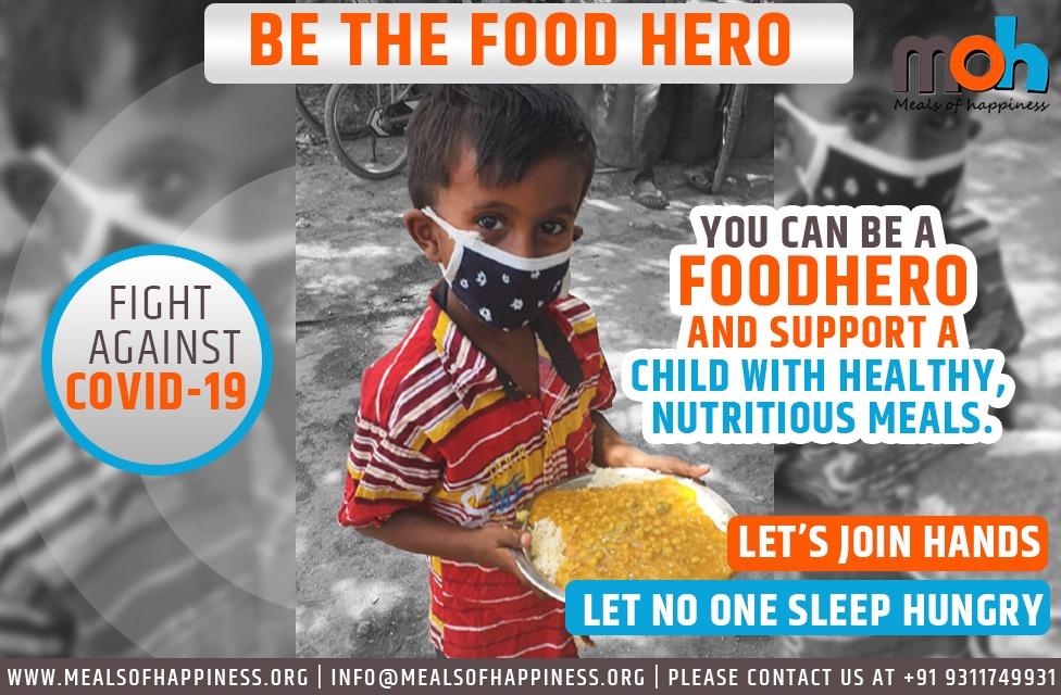 BE THE FOOD HERO 🙏 
#mealsofhappiness 
#underprivileged #humanityfirst #humanity #helpingpeople #hope #love  #socialimpact  #help  #csr #coviderelief #teamwork #WeCanDoThistogather