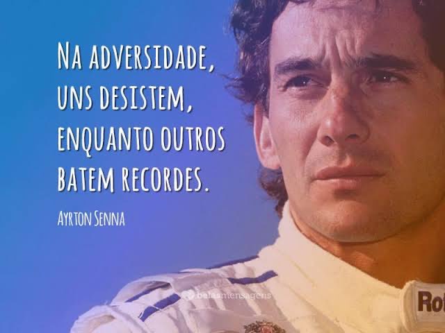 ctiano2's tweet photo. Os maiores desafios geram os maiores vencedores. O medo só te vence se você desistir. 
#senna #sennatribute #winning #victory #f1gp #May1st #WorkersDay https://t.co/GyDlZ374bA