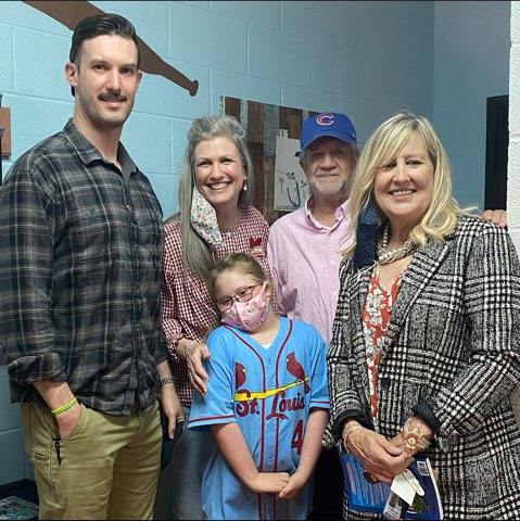 KnightsSms's tweet photo. @CCBOE's @cathypetreebeck & @sbeck1717 visited @PetraLWalls & @Christiejray's Life Skills class here @KnightsSms to discuss "Mice in the Ivy...A Baseball Tail" (a book they co-wrote) after students completed a book study in ELA class. #ccsdtn #CheathamMAGIC https://t.co/n4WnwwBIRc