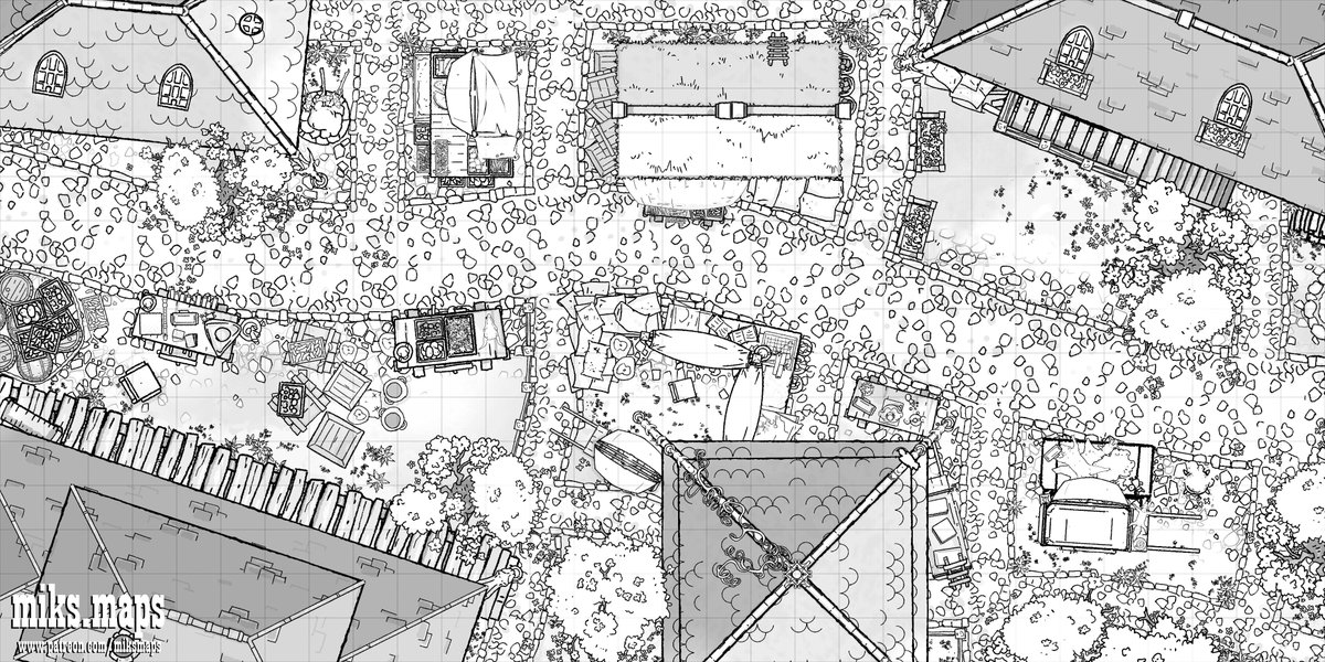 Habe eine Sammlung verschiedener Marktplätze (oder in diesem Fall -straßen).
Hier sehen wir einen Teil des Straßenmarktes in der Stadt Cai.
Finden könnt ihr die Map hier:
patreon.com/posts/50710532
#pnpde #Battlemap #DnD5e