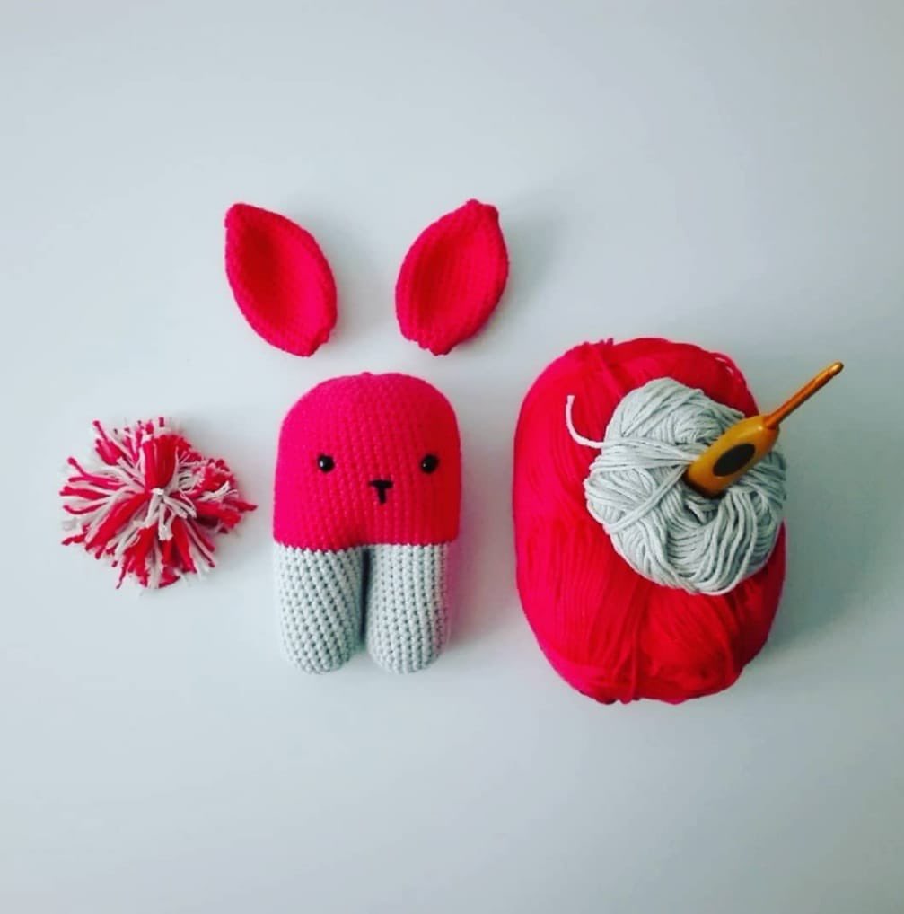 BigBangWool's tweet photo. 🩺 🐇 Anatomía de un conejito bípedo 🧶🐰 https://t.co/Mzs4eVotOT