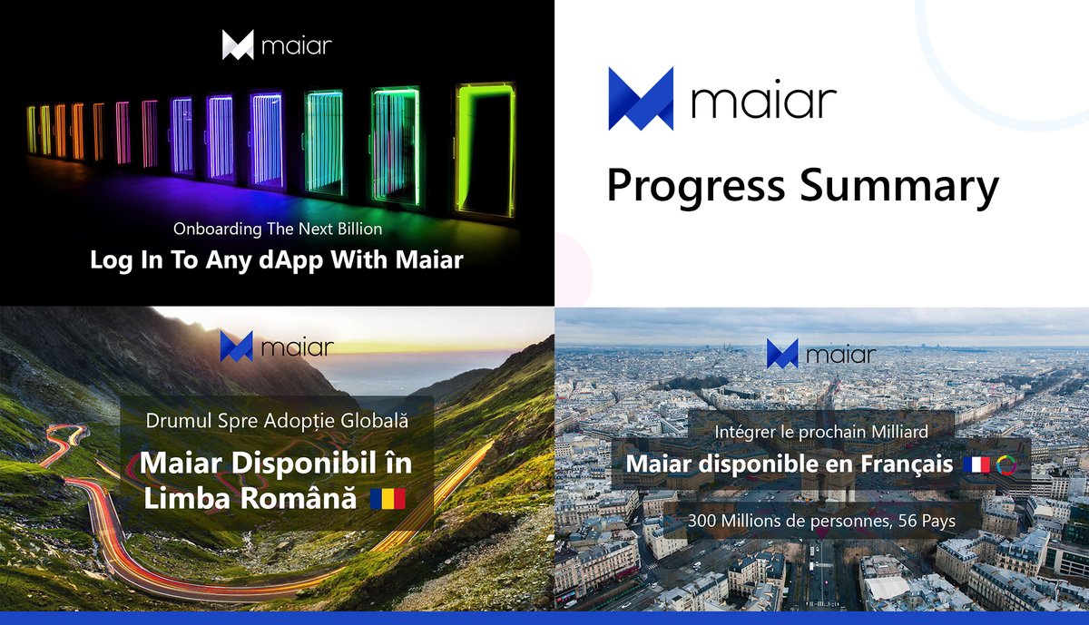 xPortalApp's tweet image. Maiar April growth:

📲 Maiar Login via @WalletConnect  
🇷🇴🇫🇷 Maiar available in RO &amp;amp; FR
💹 Re-staking rewards available in Maiar
💳 $EGLD purchases via @RampNetwork  
✈️ eGold safe travels with @travalacom  

And we are just getting started!