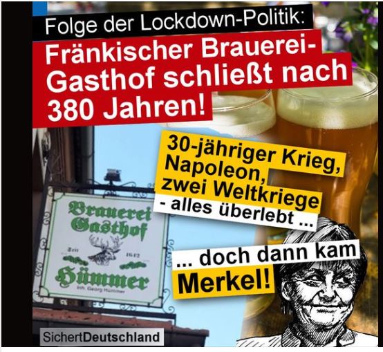 Breitengüßbach: Brauerei-Gasthof schließt nach 380 Jahren - wegen Corona: infranken.de/lk/bamberg/bre…