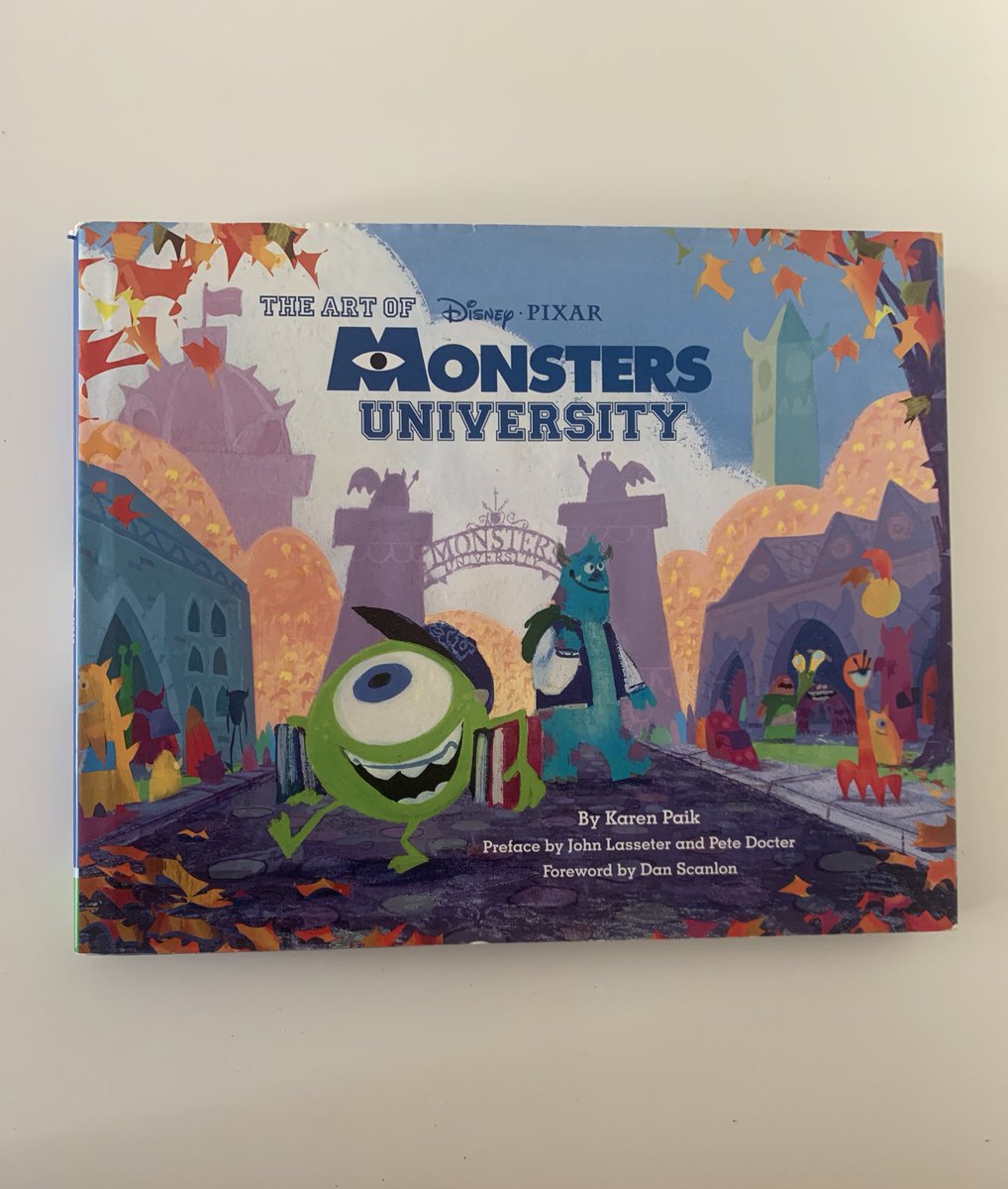 3. The Art of Monsters UniversityThis thread will be full of the Disney books but tbh, they deserve their place. Another great book full of amazing character and environment designs. And so full of colour which I love of course.
