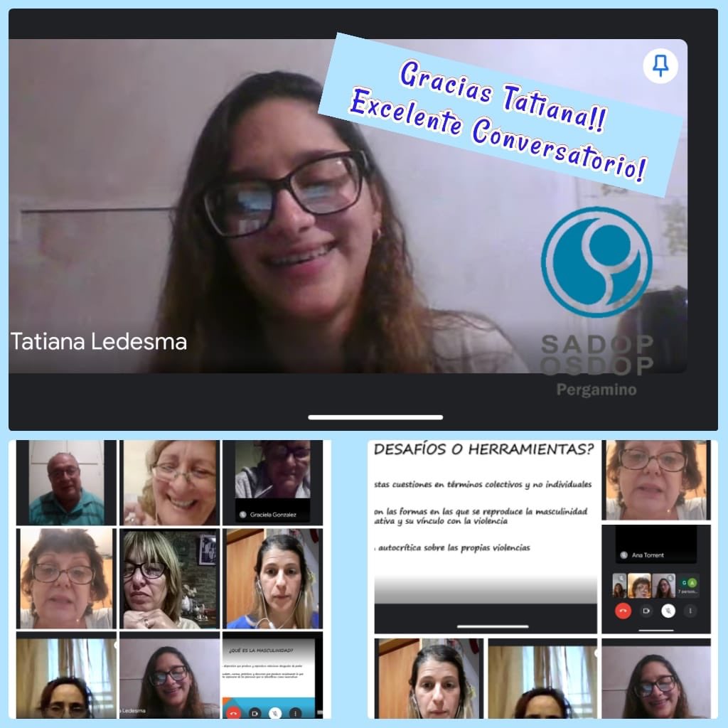 sadoppergamino's tweet photo. El día  miércoles  realizamos el Conversatorio de "Masculinidades Hegemónicas en el marco de la Democratización de las Prácticas".
Agradecemos muy especialmente a nuestra delegada,  Prof.Tatiana Ledesma, por aceptar el desafío de iniciar el ciclo de Conversatorio. https://t.co/dUW4bZXfT7