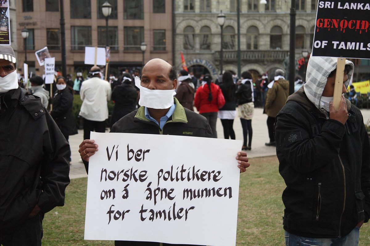 Tens of thousands of Tamil protesters from around the world continued their protests, calling on international governments to pressure Sri Lanka into an immediate ceasefire and for urgent international humanitarian assistance.