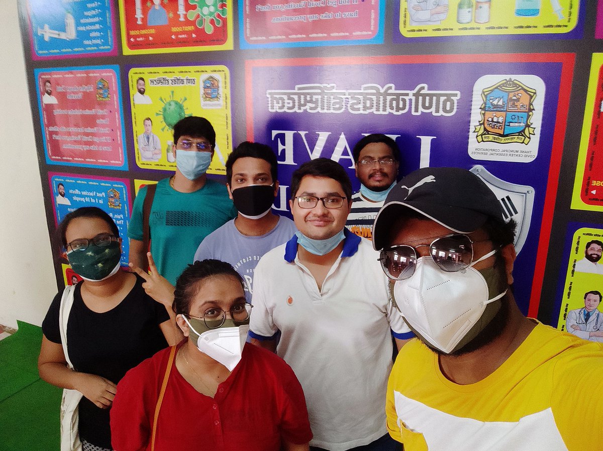 aamoghh's tweet photo. We got vaccinated today! Brilliant management at Thane Global Hub centre. We donated the amount of per dose to CM COVID relief fund. Those who could afford please do so. @DigiThane @TMCaTweetAway @AUThackeray @CMOMaharashtra @priyankac19 #vaccinated https://t.co/IoqzRWYqpx